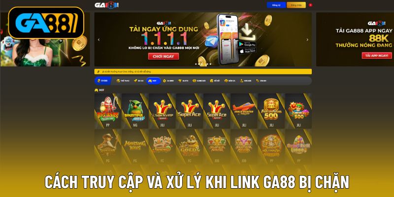 Cập nhật liên kết vào trang chủ Ga88