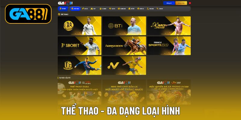 Ga88 cập nhật nhiều sự kiện thể thao lớn